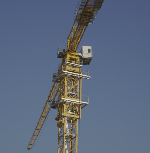 Quality 60m jib flat top Tower Crane 8 ton for sale