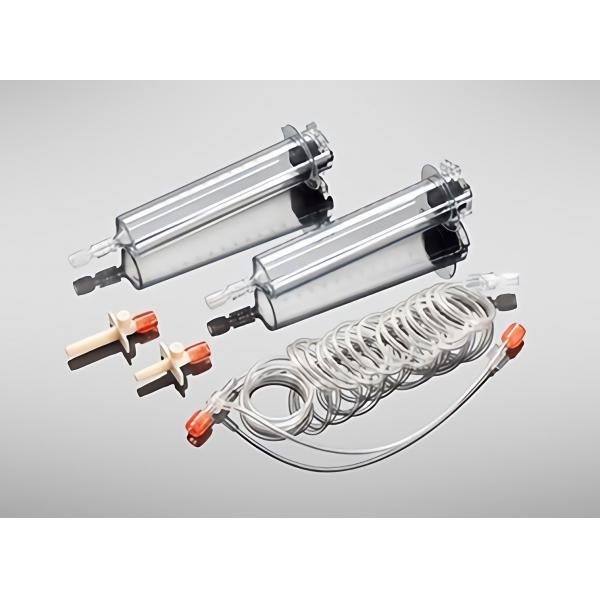 Quality 1-250cm Connecting Tube 2-65ml High Pressure Syringe Injector Double Cylinder for sale