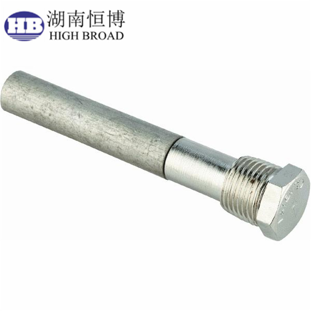 China Magnesium Hot Water Heater Anode Rod , Sacrificial Anode Rod Bars for RV waterh heaters factory