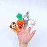 China Family Member Interactive Animal Plush Finger Puppets For Kids OEM factory