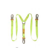 Quality Fluorescent Yellow ISO9001 Fall Protection Safety Harnesses for sale
