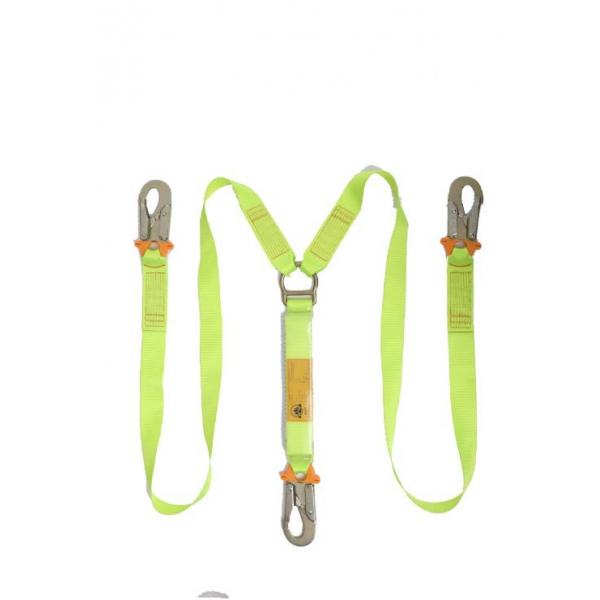 Quality Fluorescent Yellow  ISO9001 Fall Protection Safety Harnesses for sale