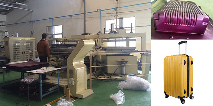 Three Layer PC ABS Sheet Extrusion Machine for Making Baggage Luggage Case