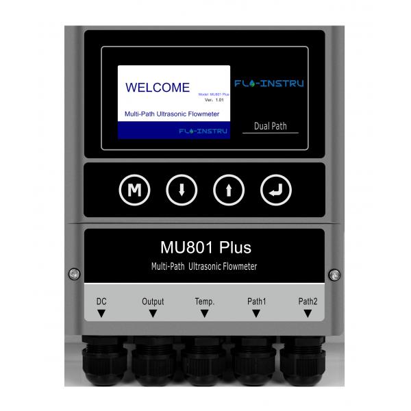 Quality RS485 Multi Path Clamp On Ultrasonic Flowmeter MU801 Plus for sale