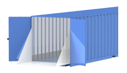 Quality 20ft 30ft 40ft Bulk Container Liner Shipping Wide Access Sift Proof for sale