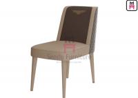 Buy cheap Leather Hotel Restaurant Chairs Fully Upholstered Dual Color Contemporary Style from wholesalers