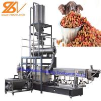China Puffing Snack Dry Kibble Dry Dog Food Making Machine 380v / 50hz factory