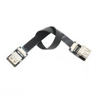 china Standard USBA Female to USB A Female Flat Extension Cable USB Flat Ribbon Cable Flat Ribbon Cable