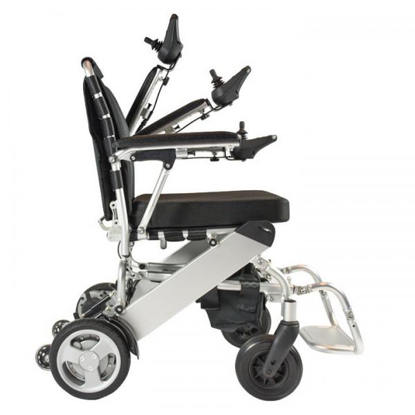 Quality Aluminum Frame 6 Km/Hr Foldable Power Wheelchair With Brushless Motor for sale