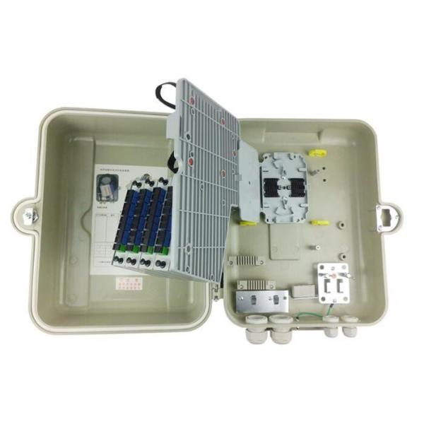 Quality FTTH Fiber Optic Distribution Box 32 Ports SMC Material Cable Termination Box for sale