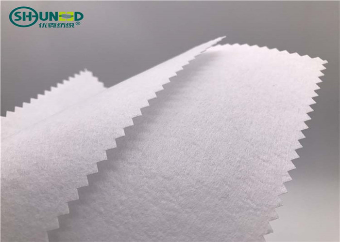 China Cut Away 100% Polyester Embroidery Backing Fabric 100cm Width Extra White factory