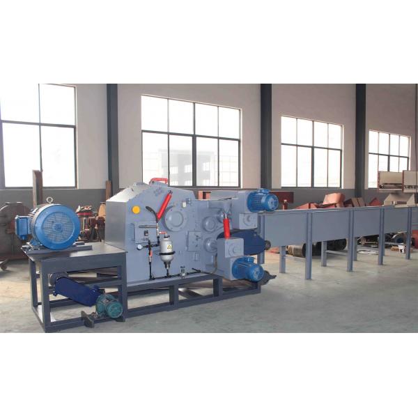 Quality Electrical Motor Drum Type Wood Chipper Hydraulic Feed Branch Crusher Machine for sale