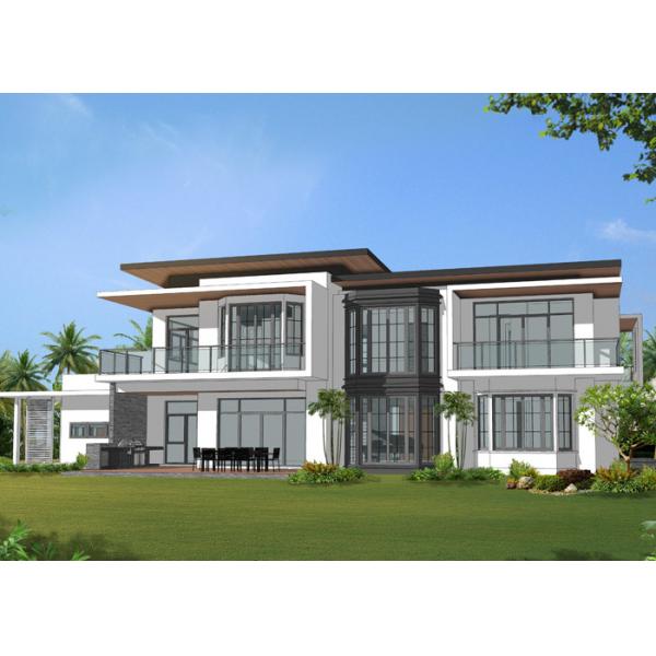 Quality Light Gauge Steel Frame House Prefabricated Multi Family Homes for Real Estate Develop for sale