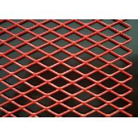 china PVC Spraying Stamping Aluminum Expanded Metal Mesh 0.5 Thickness For Security