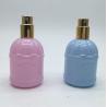 China High Grade Crystal Glass Perfume Bottles 30ml  Pink / Blue Travel Perfume Spray Bottle factory