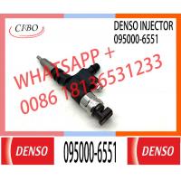 China Diesel inyector common rail fuel injector 23670-E0190 23670-78140 095000-6550 095000-6551 For HINO N04C-TY DUTRO 4.0D factory