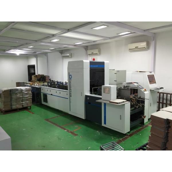 Quality Grey & White Folding Cartons Printing Inspection Machine With these Size 6680mm × 2820mm × 1985mm for sale