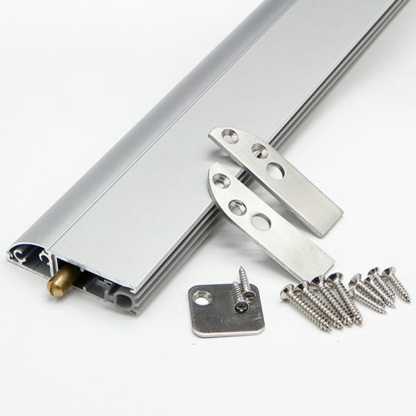 Quality Luxury Screw Fixd Mounted Automatic Door Bottom Seals Aluminium Weather Strips for sale