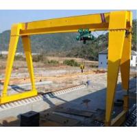 China 16ton A Frame Lifting Gantry Crane With MD Electric Hoist For Lifting Concrete Plate factory