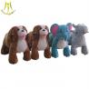 China Hansel amusement equipment musical plush animal ride for kids with light factory