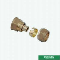 Buy cheap Pipeline Female Coupling PEX Brass Fittings For SS Tube from wholesalers
