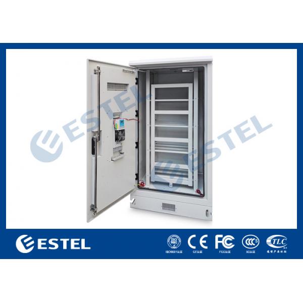 Quality Dustproof  Rainproof Outdoor Battery Cabinet , Outside Base Station Cabinet for sale