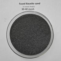 China 30-40 MESH refractory sand Lost wax casting sand fused bauxite sand ceramsite foundry sand beads fused ceramic sand factory