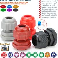 Quality IP68/IP69K Rated Premium Nylon Polymer Polyamide Colored Cable Glands with Seal for sale