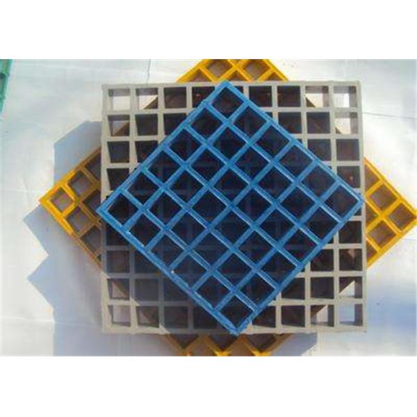 Quality Frp Colorful Plastic Floor Grating High Strength Chemical Resistant for sale