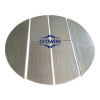 China 316L Food Grade Stainless Steel Wedge Wire False Bottom Screens Square Hole Liquid Filter For Grain Brewing System factory