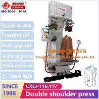 Quality 1.5KW Steam Press Machine For Clothes Sinle Cylinder Vertical 220V for sale
