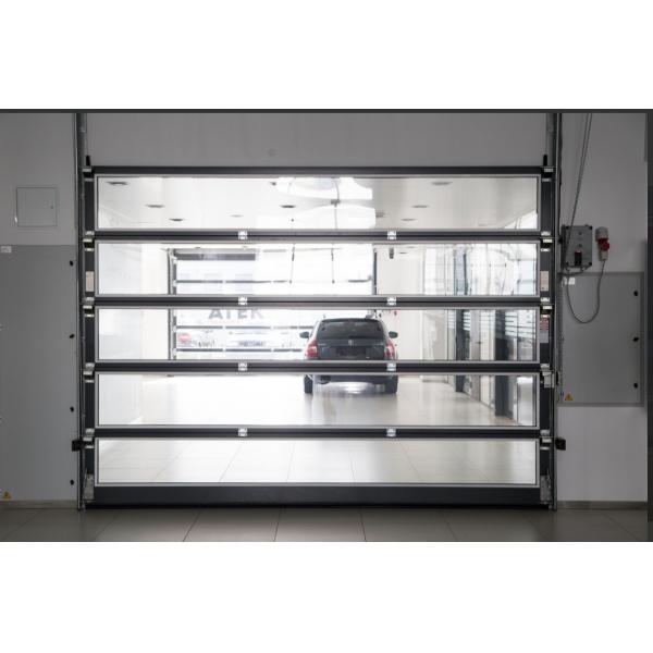 Quality Full View Security Electric Garage Doors Roller Shutters High Visibility for sale