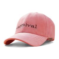 China Winter Embroidery Plain Dad Hats , Pink Velvet Dad Hat For Girls Waterproof for sale