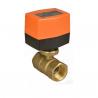China Electric Actuator Brass Ball Valve , 2 Way DN20 Motorized Ball Valve For Fan Coil Units factory