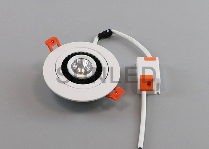 China 7 Watt LED Ceiling Downlights Anti Glare Flicker Free Design Cob Downlight factory