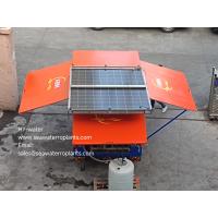 China Solar powered mobile salt sea water ro  water desalination machine factory
