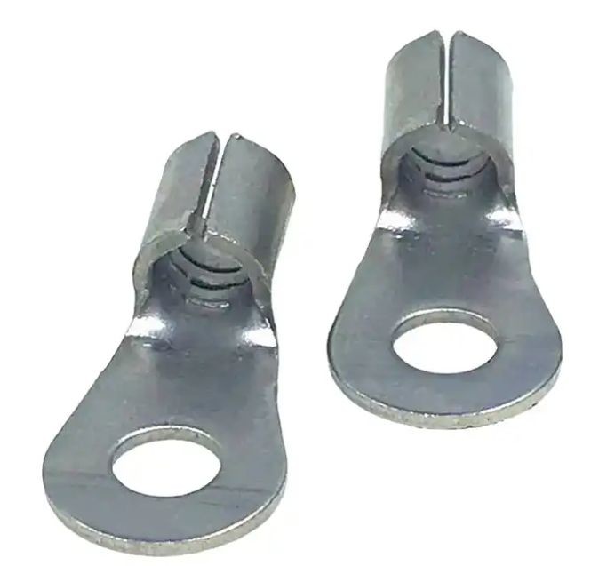 China Round Cold Pressed O-Shaped Lug Terminal Copper Cable Crimp Connectors OT Series factory