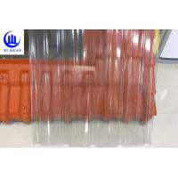 Quality Transparent Roofing Sheets Pantile Technical Performance FRP Sky Lighting Sheet for sale