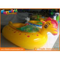 China Adult Electric Inflatable Boat Toys , Animal Shape Motorized Inflatable Bumper Boats factory