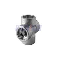 Quality WP304 Stainless Steel High Pressure Fittings Forged SW Socket Weld Cross for sale