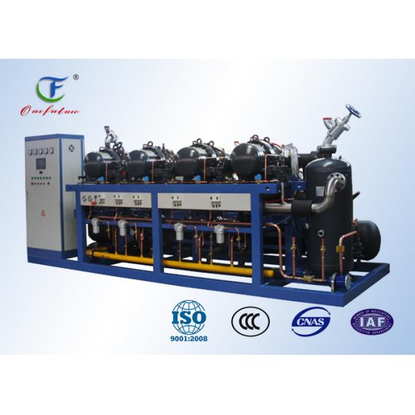 Quality PLC Controlled Two Stage Cold Chamber Parallel Air Cooled Screw Chiller for sale