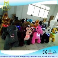 China Hansel electric toys to ride horse kiddie rides	kids rides on toy battery coin operated ride animals for supermarket factory
