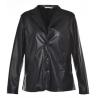 China Autumn Or Winter Long Sleeve Ladies PU Jackets; Adults Street Motorcycle Jacket factory
