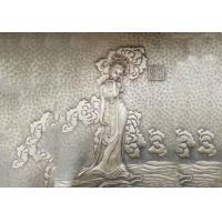 China Fairy Bronze Relief Sculpture Ancient Style Metal Wall Art Corrosion Stability factory