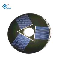 China 9V Customized sharp solar panel 0.5W for solar home lighting system ZW-R90-1 mini solar panel battery charger factory