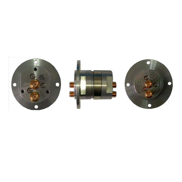 Quality Dual-channel Slip Ring of 4.5GHz RF Coaxial Rotary Joint in Compact Signal Slip Ring for sale