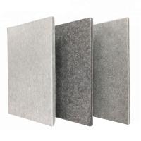 China Scratch Resistant Fiber Cement Board with Thickness Woodgrain Melamine Particle Board factory