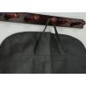China Black Non Woven Suit Cover Bag , 85*120cm Dustproof Garment Cover Bag factory