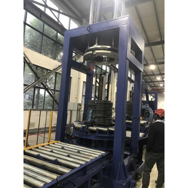 Quality Wire Coils Compacting Automatic Wrapping Machine LLDPE Film for sale