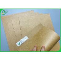 China Virgin Kraft Test Liner Paper Board 250G 300G Brown Color Food Wrap Paper factory